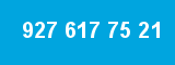927 617 75 21 927 617 75 21